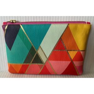 Erin Condren Mosaic Zipper Pouch Clutch Hand Life Planner Holder w/ Zipper